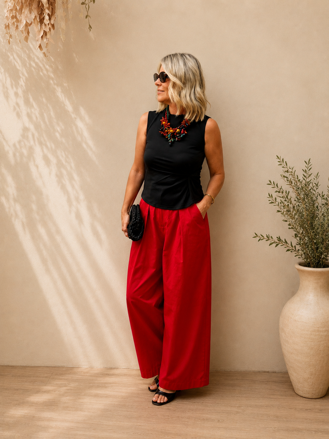 Pantalón Shu rojo