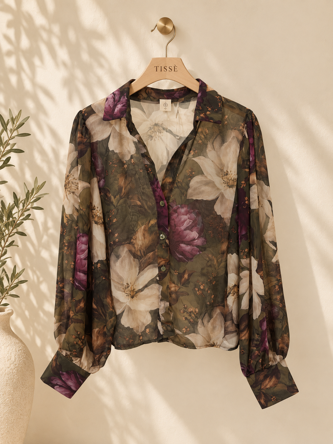 Blusa Gasa Flores Eclat