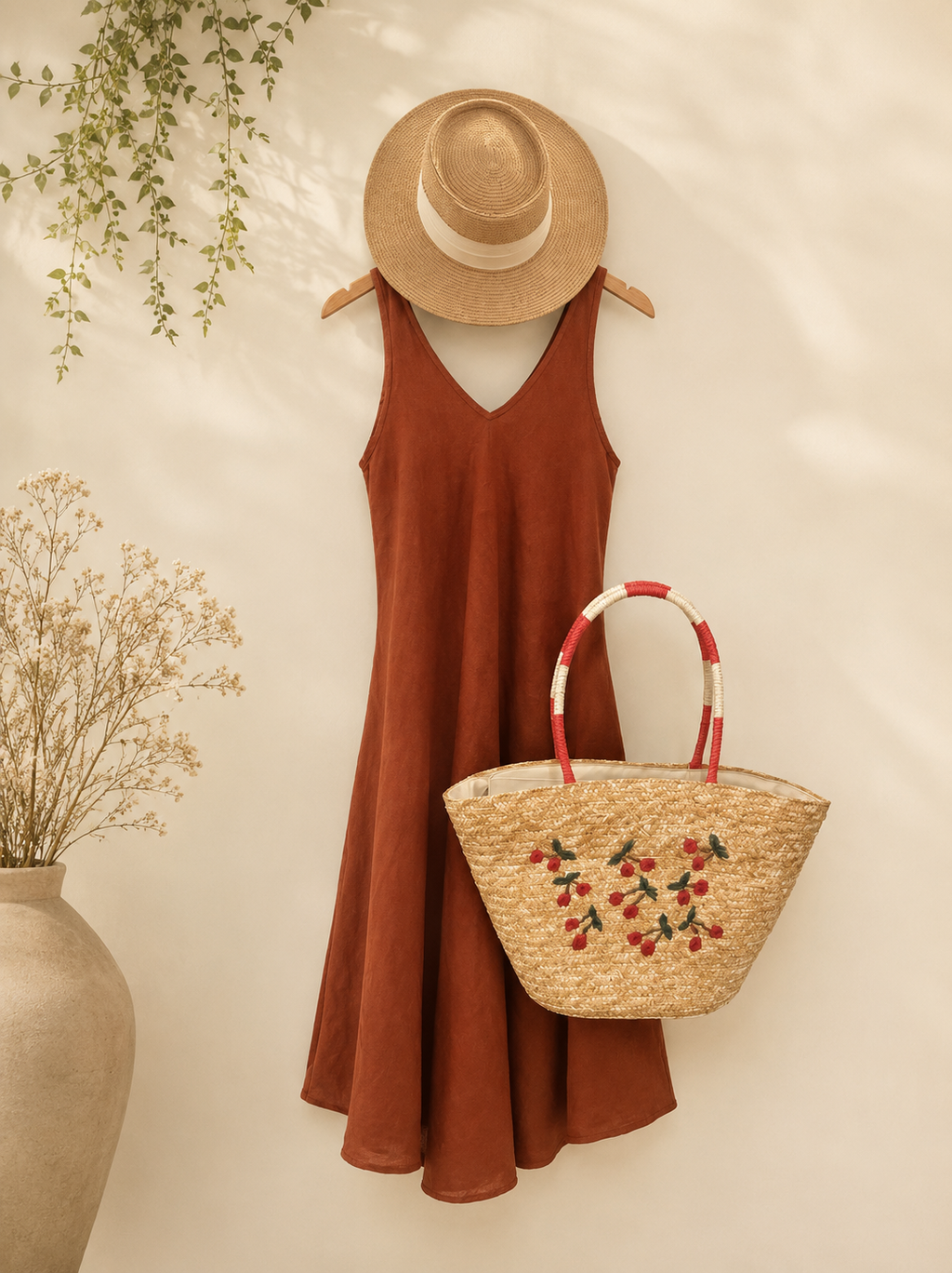 Vestido lino Denia