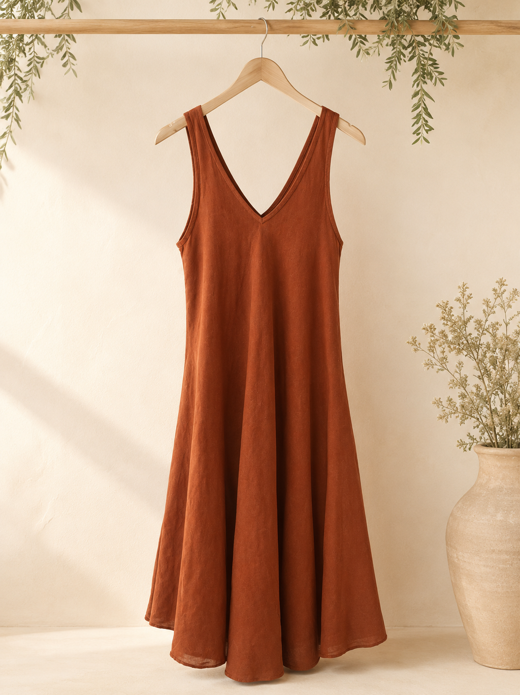 Vestido lino Denia