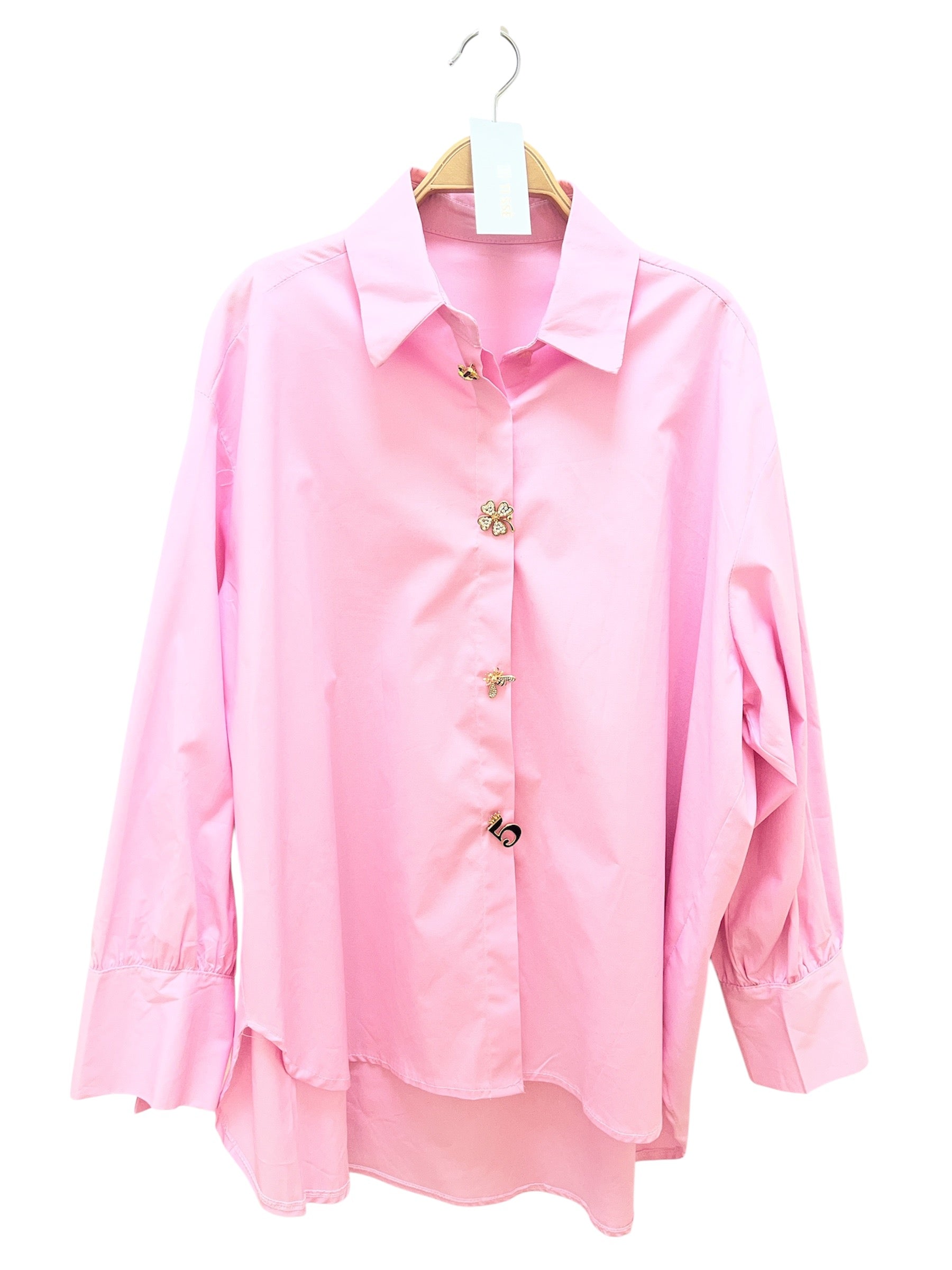 Camisa Joya chic rosa