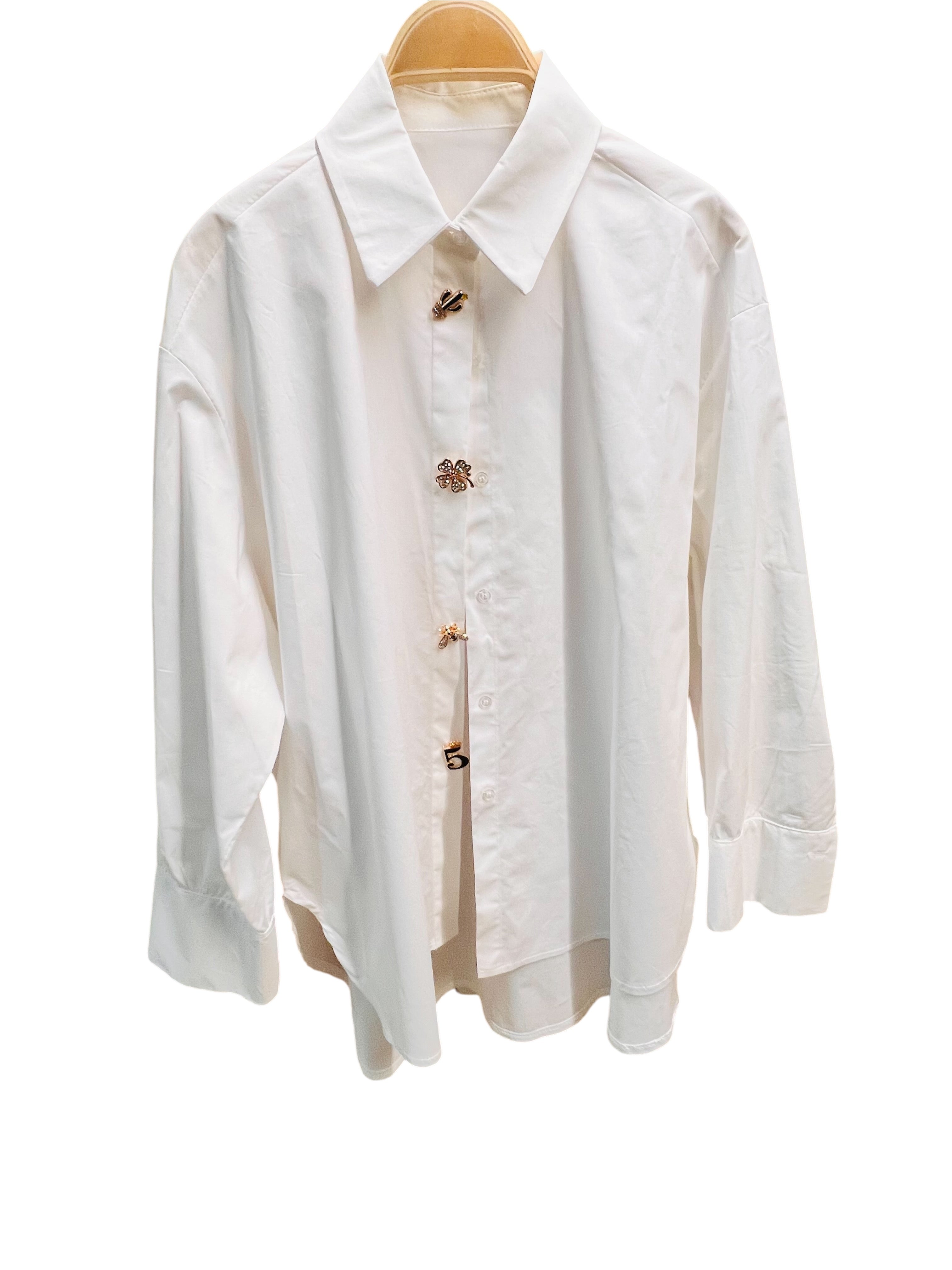 Camisa joya chic blanca