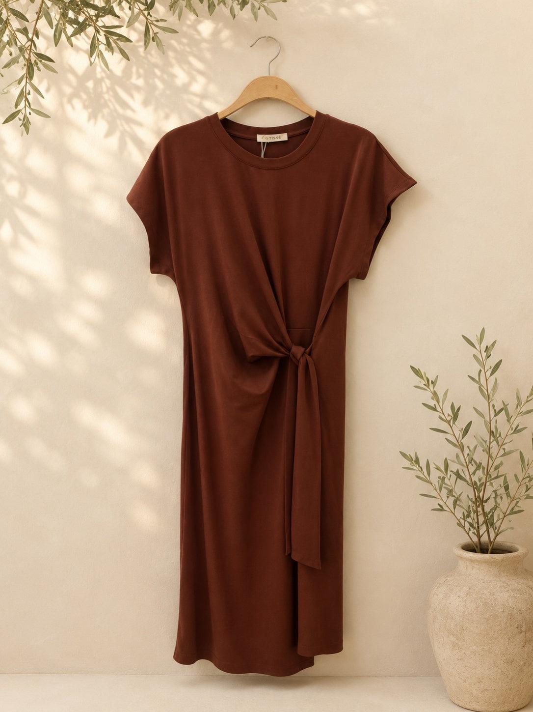Vestido Nudo Nika Teja